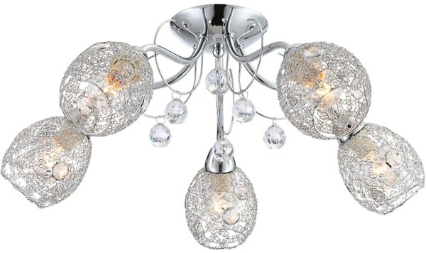 Globo Lighting Kordula lampă suspendată 5x40 W crom 56689-5