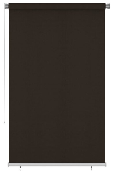 Jaluzea tip rulou de exterior, maro, 140x230 cm, HDPE