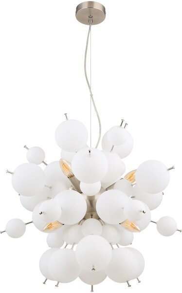 Globo Lighting Udo lampă suspendată 6x25 W alb-negru-nichel 15633HO