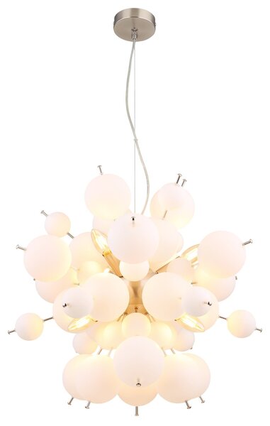 Globo Lighting Udo lampă suspendată 6x25 W alb-negru-nichel 15633HO