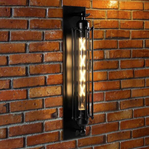 Goldlux Retro lampă de perete 1x20 W negru 326584