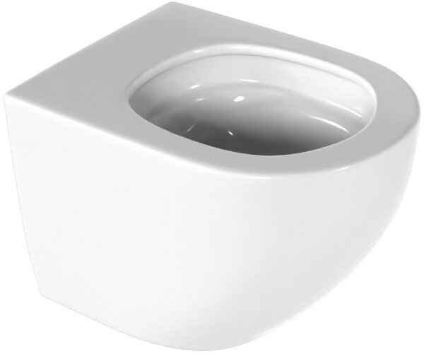 Actima Luqa vas wc agăţat fără margine cu spălare turbionară alb lucios CEAC.6403.480.WH