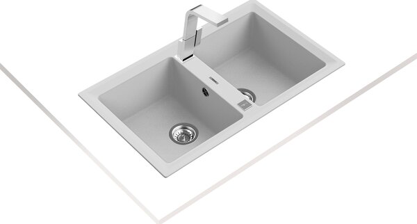 Teka Stone chiuveta tegranit 86x51 cm alb 115260012