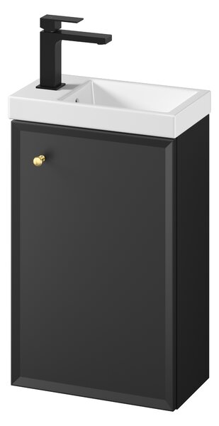 Cersanit Milagros lavoar cu dulap 40 cm negru S801-569