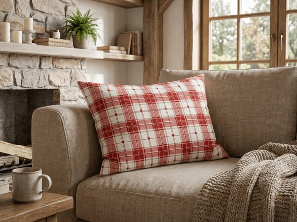 Fata de perna din microfibra TARTAN HEART 50x70 cm, colorat