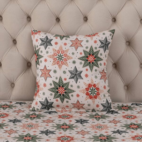 Husa de perna din microfibra CHRISTMAS STAR 45x45 cm, colorat