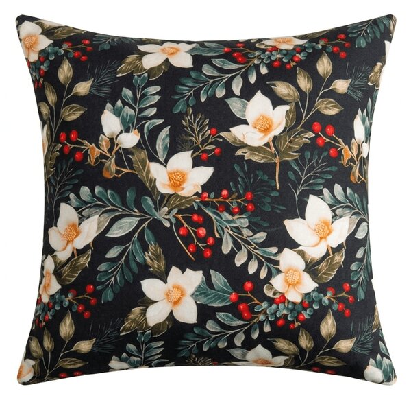 Husa pentru perna din microfibra WINTER MAGNOLIA 45x45 cm, colorat
