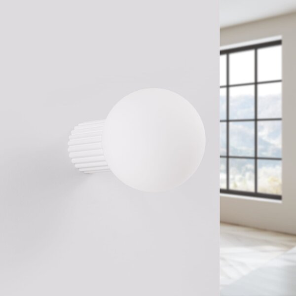 Sollux Lighting Halo lampă de perete 1x8 W alb SL.1707