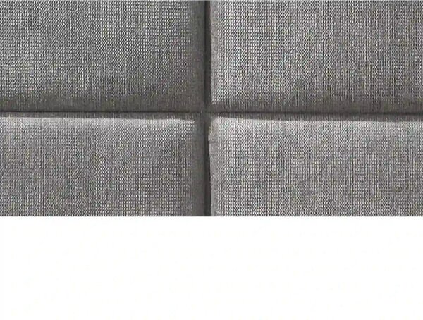 Pat LEVANTER 160x200, stofa clasica gri, cu somiera
