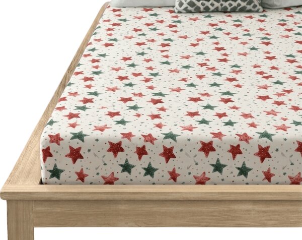Cearsaf din microfibra COLORFUL STARS colorat 90x200 cm