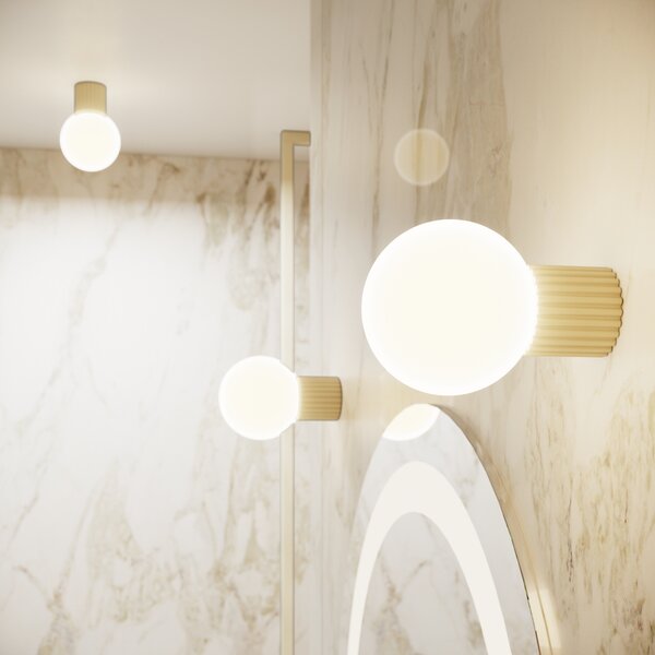 Sollux Lighting Halo lampă de perete 1x8 W alb-bej SL.1717