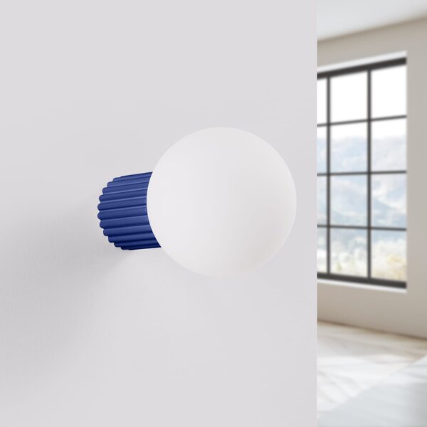 Sollux Lighting Halo lampă de perete 1x8 W alb-bleumarin SL.1737