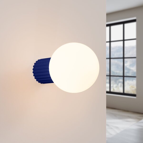 Sollux Lighting Halo lampă de perete 1x8 W alb-bleumarin SL.1737