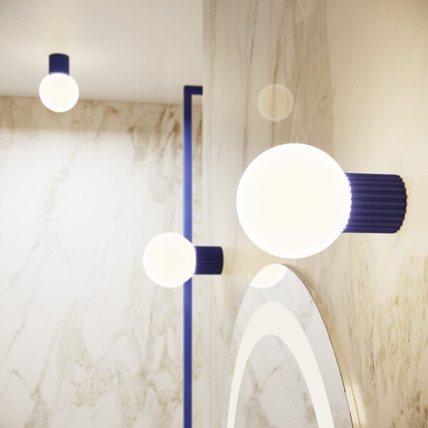 Sollux Lighting Halo lampă de perete 1x8 W alb-bleumarin SL.1737