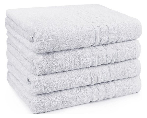 Set 4 Prosoape Hotel Luxury Horeca 50x90cm, Bumbac 100%, Densitate 550gsm
