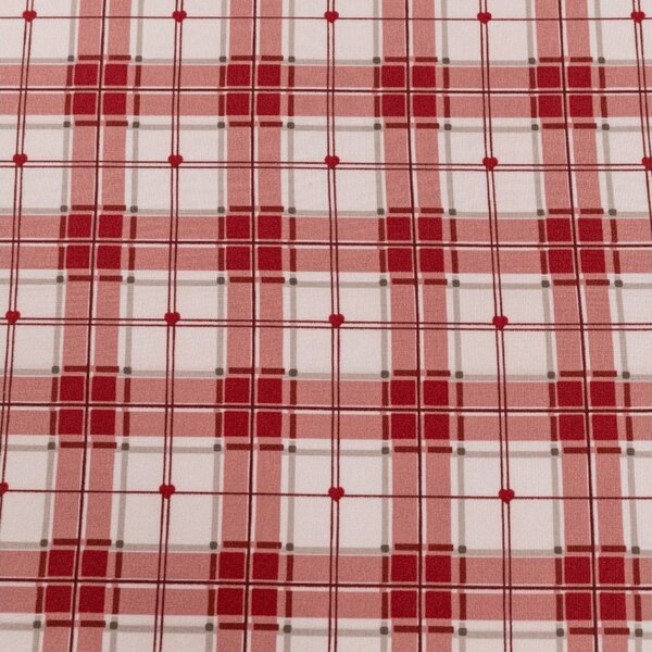 Cearsaf din microfibra TARTAN HEART colorat 90x200 cm
