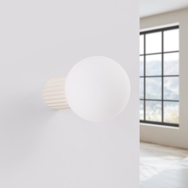 Sollux Lighting Halo lampă de perete 1x8 W alb-bej SL.1717