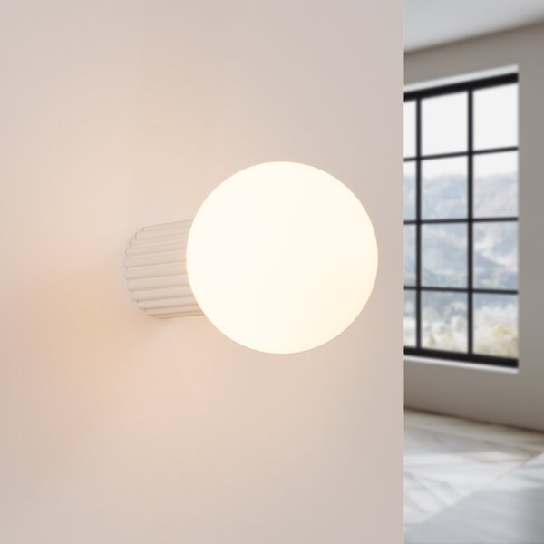Sollux Lighting Halo lampă de perete 1x8 W alb-bej SL.1717