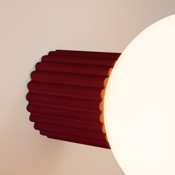 Sollux Lighting Halo lampă de perete 1x8 W alb-burgundia SL.1747