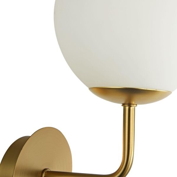 Maytoni Erich lampă de perete 1x40 W alb-auriu MOD221-WL-01-G