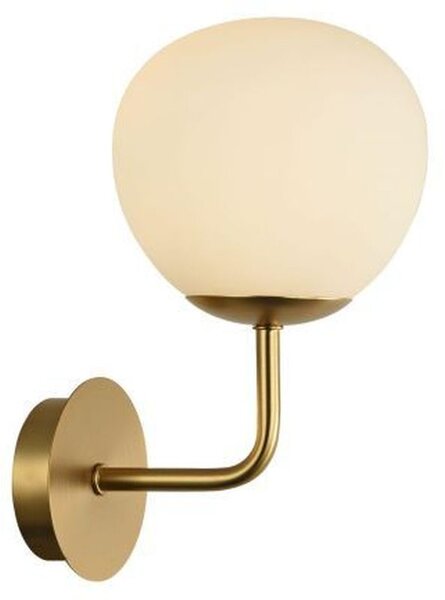 Maytoni Erich lampă de perete 1x40 W alb-auriu MOD221-WL-01-G