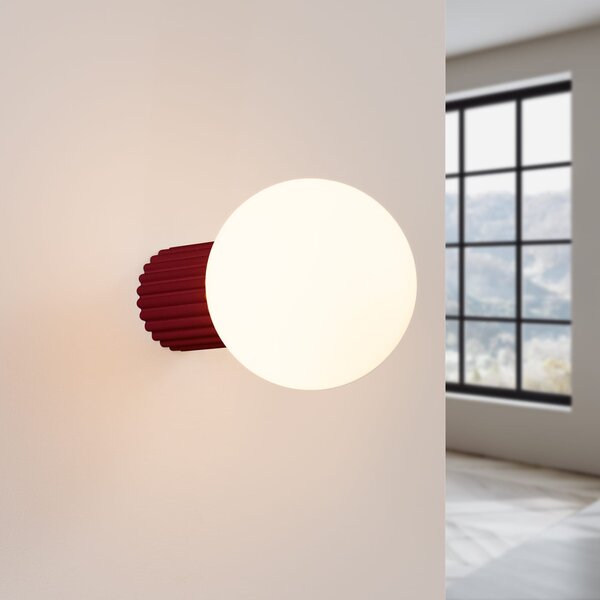 Sollux Lighting Halo lampă de perete 1x8 W alb-burgundia SL.1747