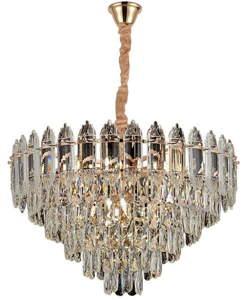 Lampă suspendată Cristal G057-CP 50cm GOLD