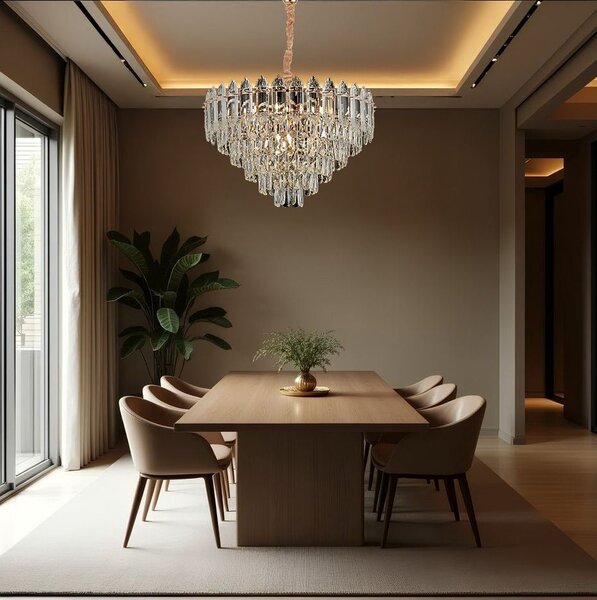 Lampă suspendată Cristal G057-CP 50cm GOLD