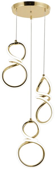 Lampă suspendată LED G073-3CPR Gold