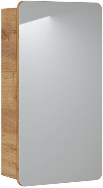 Comad Aruba dulap 40x16x75 cm cu oglinda stejar ARUBA 842 -40CM FSC