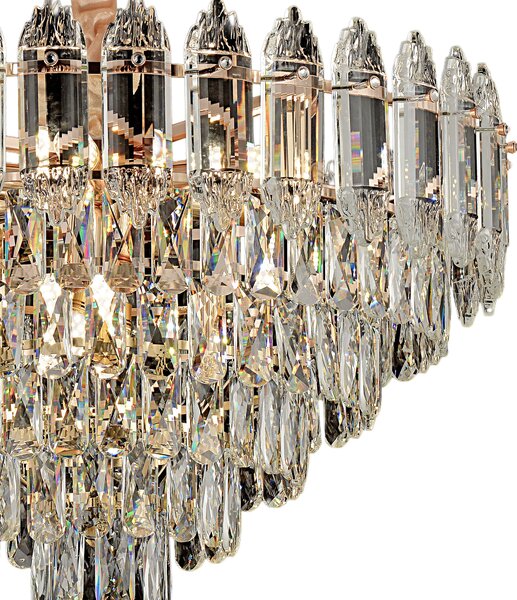 Lampă suspendată Cristal G057-CP 50cm GOLD