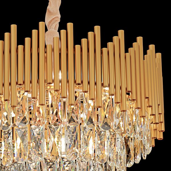 Lampă suspendată Cristal G062-CP 50CM GOLD