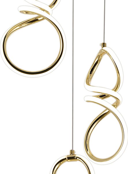 Lampă suspendată LED G073-3CPR Gold
