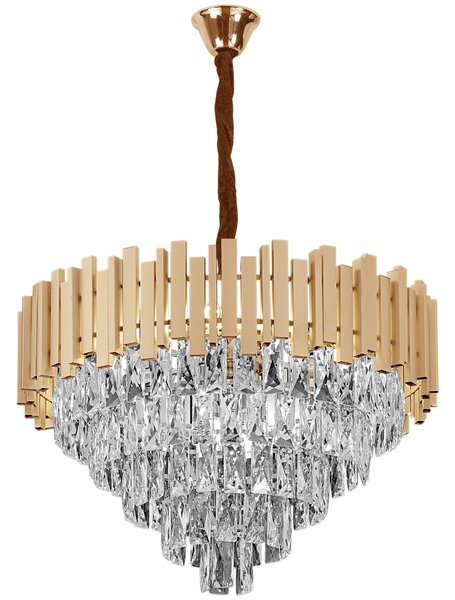 Lampă suspendată Cristal G050-CP 50CM GOLD