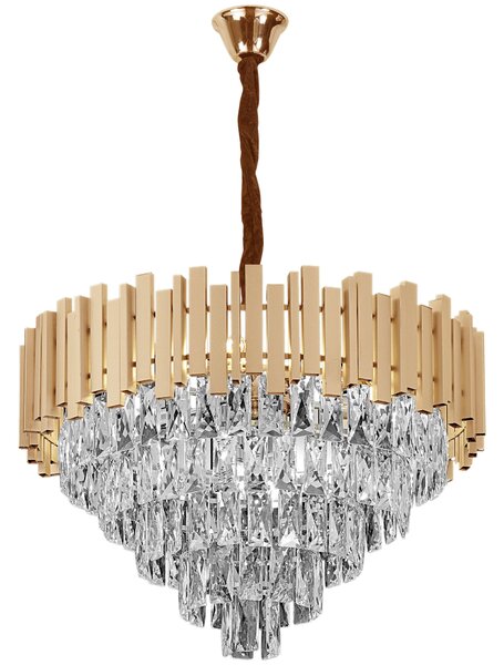 Lampă suspendată Cristal G052-CP 60CM GOLD