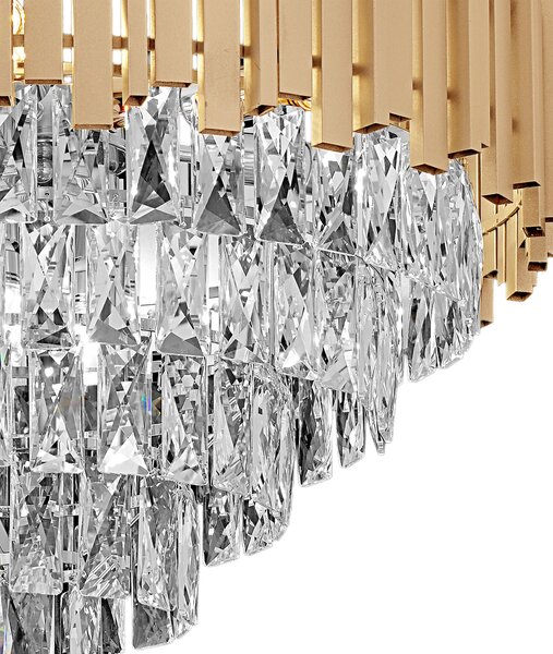 Lampă suspendată Cristal G050-CP 50CM GOLD