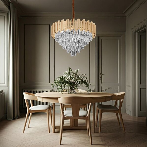 Lampă suspendată Cristal G050-CP 50CM GOLD