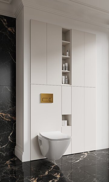 Cersanit Moduo construcția cadru 56x22.2x100 cm laterala pe perete bej S1026-053