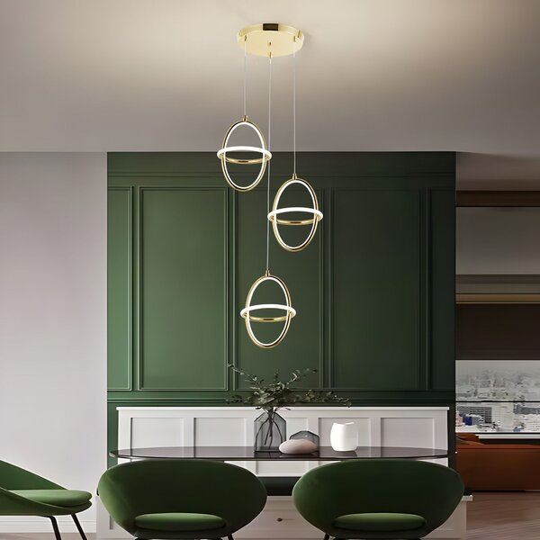 Lampă suspendată LED G064-3CPR Gold