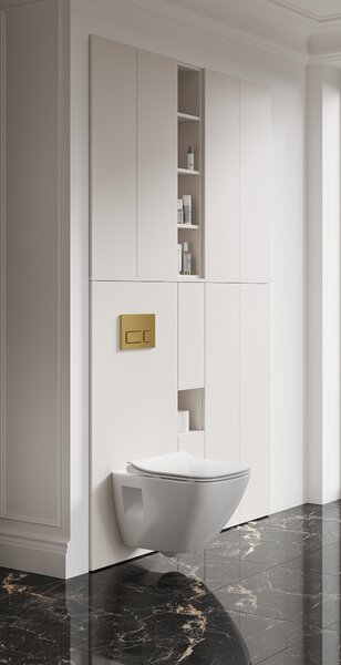 Cersanit Moduo construcția cadru 56x22.2x100 cm laterala pe perete bej S1026-053