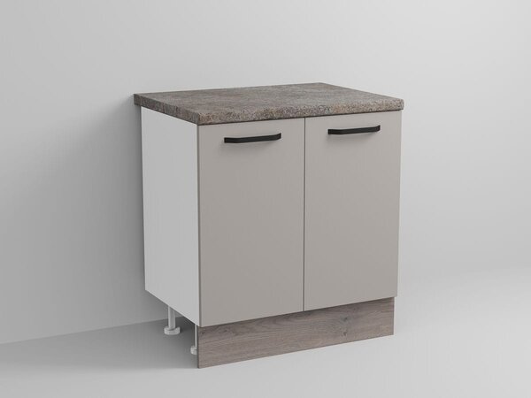 Mobila Bucatarie Elva 264.8 cm Gri - Configuratia 16