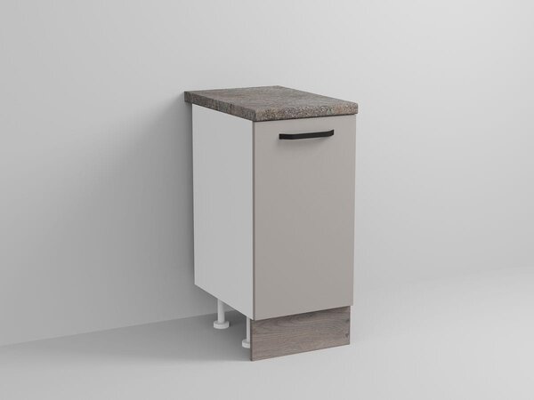 Mobila Bucatarie Elva 303.2 cm Gri - Configuratia 13