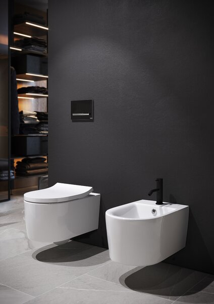 Set vas WC Cersanit Inverto K671-001-ECO, capac WC Cersanit Inverto K98-0187-ECO