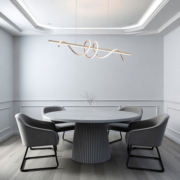Lampă suspendată LED G065-CP Gold