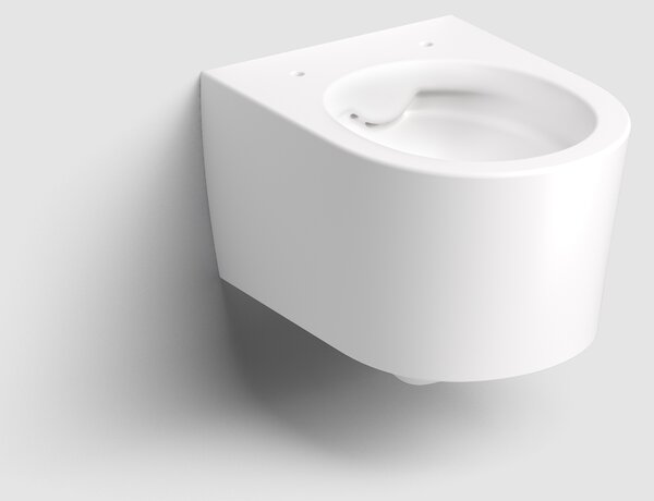 Clou InBe vas wc cu capac soft-close agăţat fără margine alb mat IB/04.01141.20