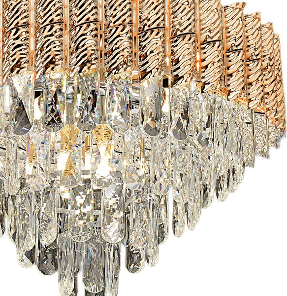 Lampă suspendată Cristal G054-CP 50cm GOLD