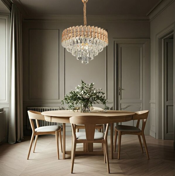 Lampă suspendată Cristal G054-CP 50cm GOLD