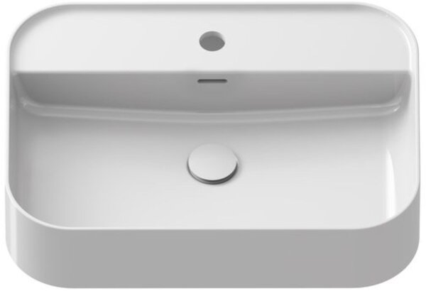Ravak Ceramic lavoar 55x40 cm dreptunghiular de blat alb luciu XJX01155005