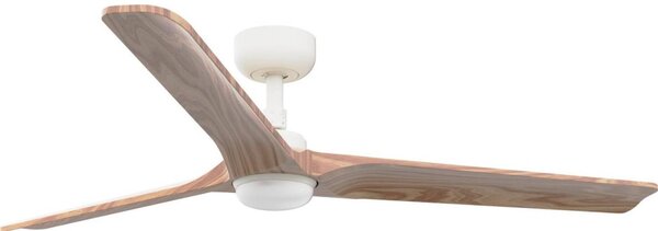 FARO 33810WT1S-LED Ventilator cu LED reglabil HEYWOOD L, 10W/230V, CCT, diametru 132 cm, lemn/alb WT+DO