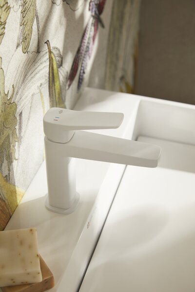 KFA Armatura Malaga White baterie lavoar stativ alb 4522-815-44